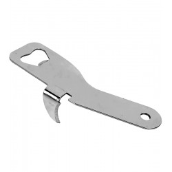 Abridor De Latas E Garrafas 14,5x5x2,5cm Em Inox